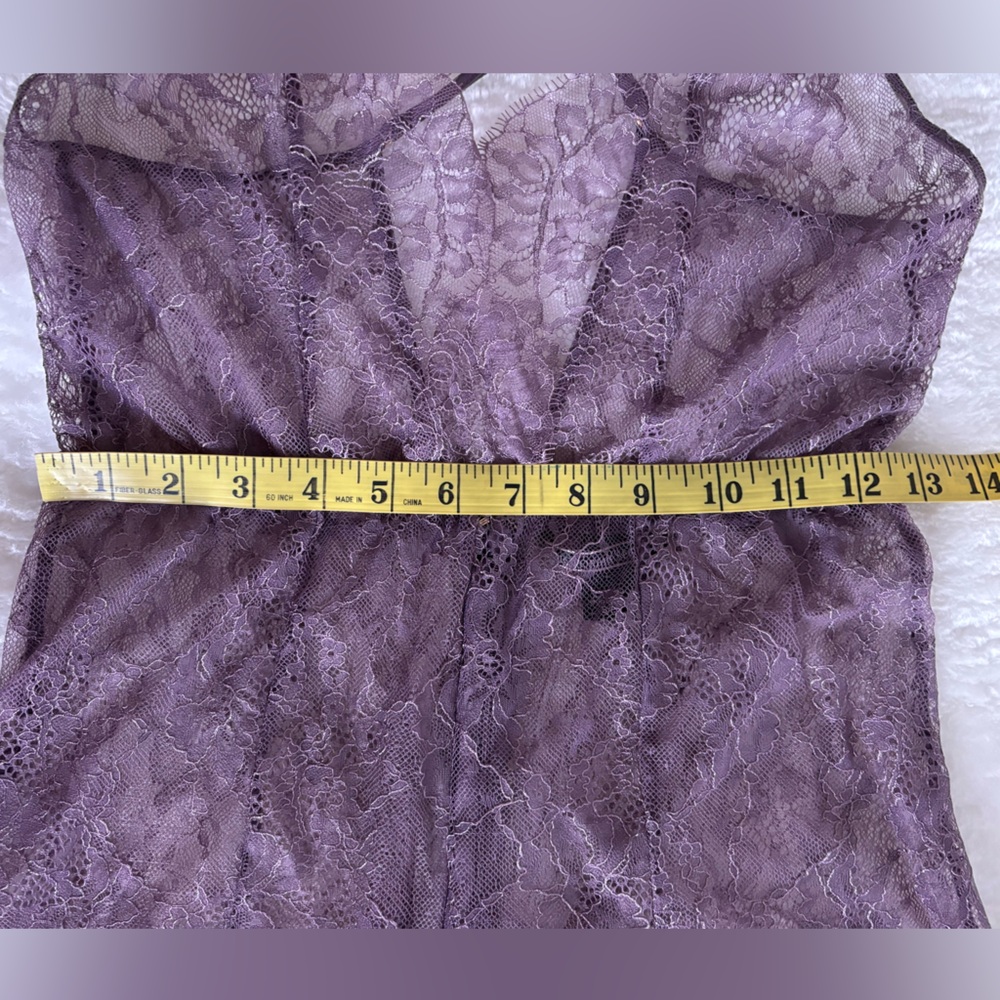 Victoria's Secret Purple Lace Chemise - Picture 5 of 8